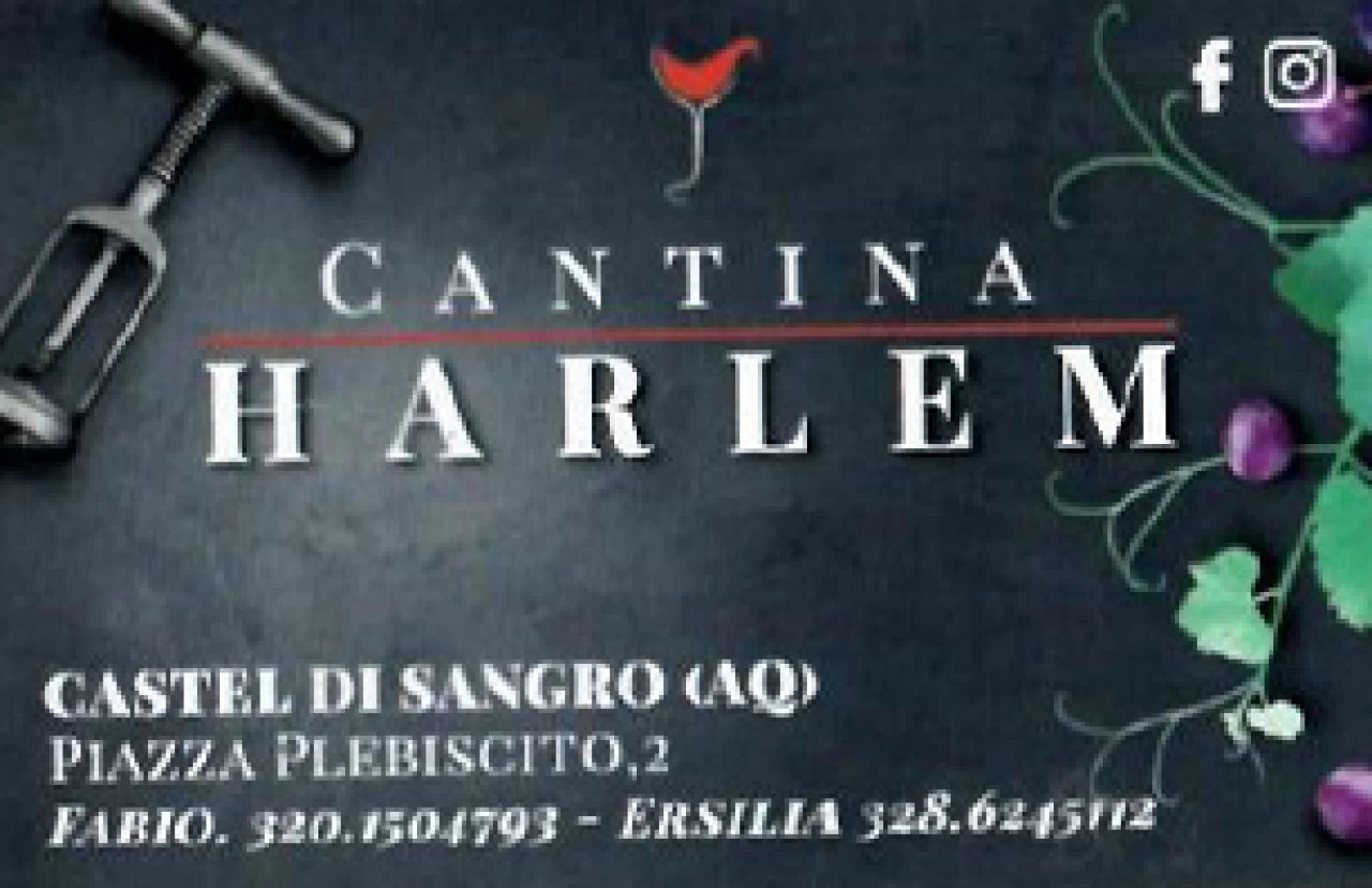 Banner Cantina Harlem Castel Di Sangro 306 per 198 pixel